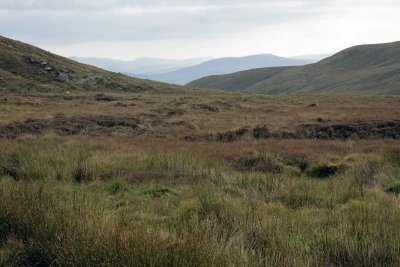 View from the pass road Aughils toward Camp