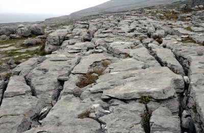 Limestone rocks on the R477