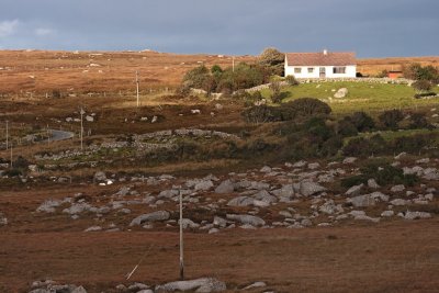 Cottage in the late afternoon sun