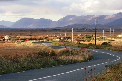 R336 regional road in West Galway