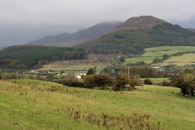 Clouds around the hills