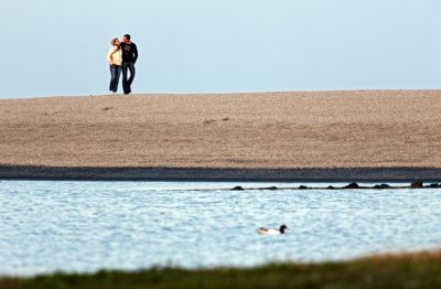 Couple on the dike