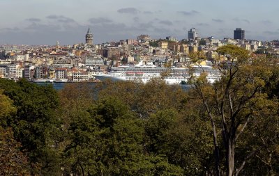 Beyoglu skyline