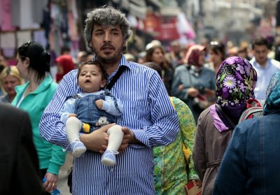 Istanbul people in the street (2)