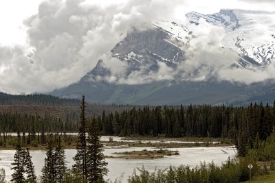 The North Saskatchewan River and The Rocky Mountains