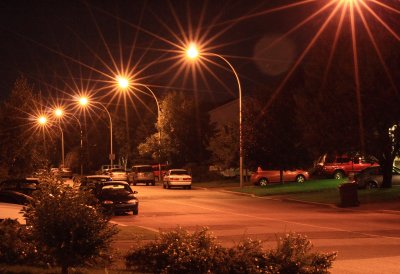 Ma rue, la nuit