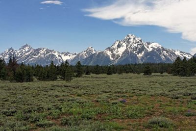 Middle Teton, Grand Teton, Teewinot Mountain, Rockchuck Peak, Mount Woodring, Mount Moran