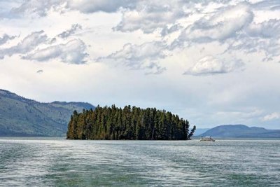 Elk Island, in Jackson Lake