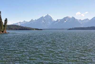 Grand Teton Mountains, from Colter Bay
