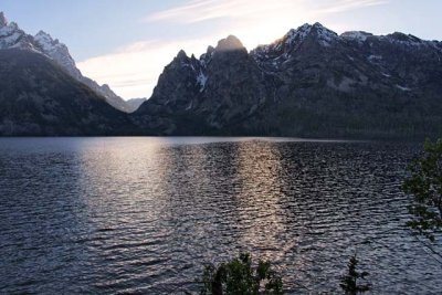 Jenny Lake and Cascade Canyon, between Mount Owen and Mount St John