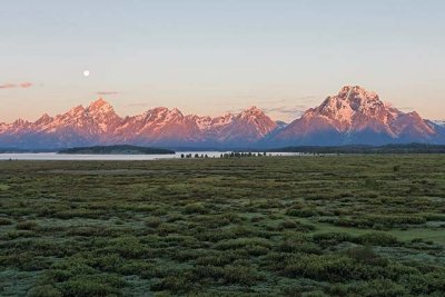 Teton Range at dawn