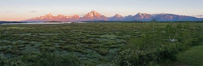 Teton Range at dawn