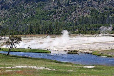 Tributary of the Firehole River. near Old Faithful