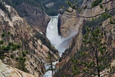 Lower Falls, on the Yellowstone River