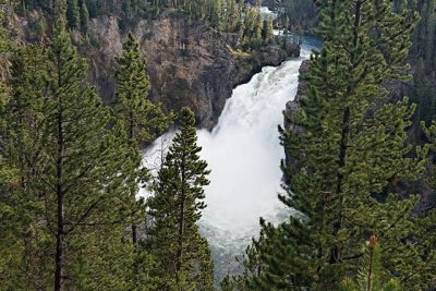 Upper Falls, on the Yellowstone River