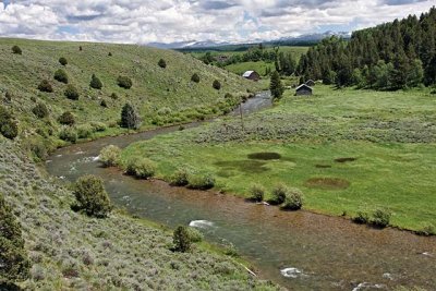 Birch Creek, west of the Tetons