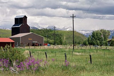 Farming the west side of the Grand Teton Range