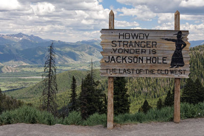 Jackson Hole, from Teton Pass