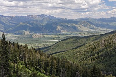 Jackson Hole, from Teton Pass