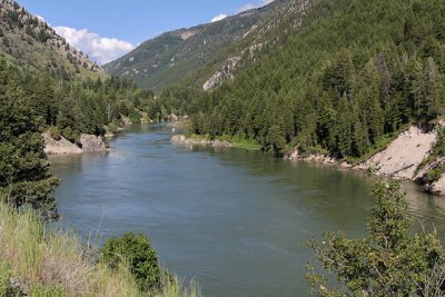 The Snake River, below Jackson