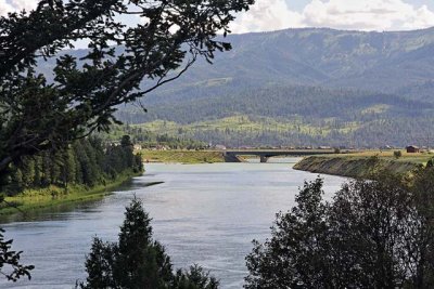 Alpine, where the Snake River empties into the Palisades Reservoir