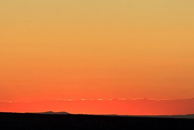 Sunset, from Firehole Overlook