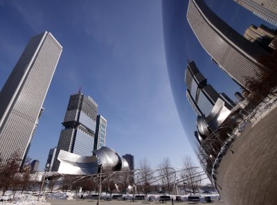 Cloud Gate [The Bean]; Reflections 4.jpg