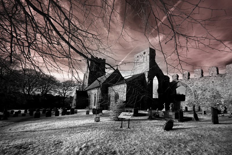The Church and old Priory at Weybourne