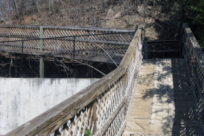 Lots of the bridges here use rocks or bricks in the center, makes for awesome traction