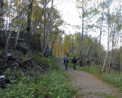 Millstone, one of the few fire roads we hit.