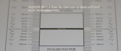 Zeiss 85mm f/1.4 focus test sequence 3