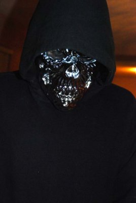 Under that mask is a very handsome young man.