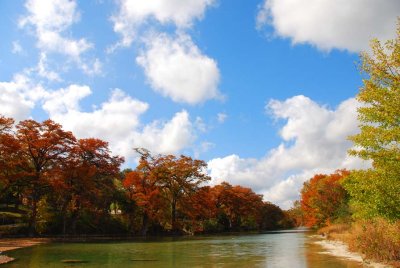 Fall on the Blanco River