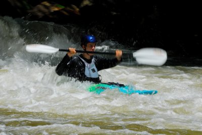 Solo Kayak on Nantahala