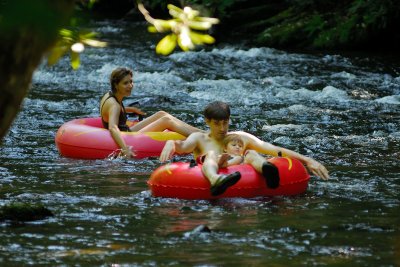 Tubing on Deep Creek