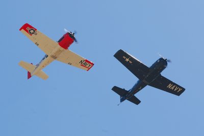 Pair of T-28s flew in for Open House