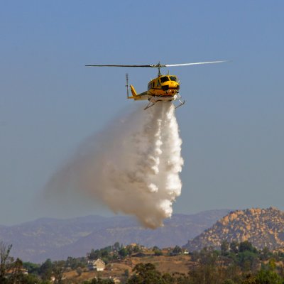 Cal Fire Helo Water Drop