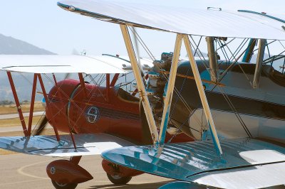 Two Stearman gather for flight home