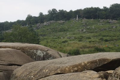 6.  Little Round Top from Devil's Den.