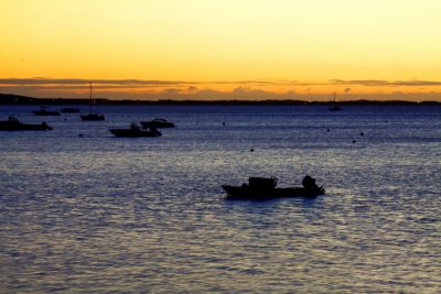 7.  Provincetown harbor at sunrise.