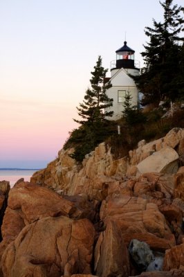 1.  The iconic Bass Harbor Head lighthouse.