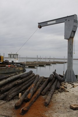 49.  D Dock underway.