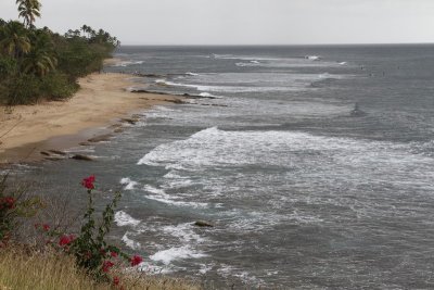 6.  The shoreline from Rincon Lighthouse.
