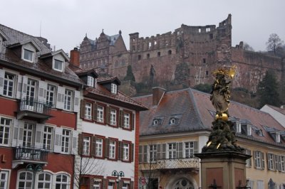 25. Heidelberg Castle from old Heidelberg