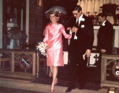 1966 Lois Clem wedding with Bill