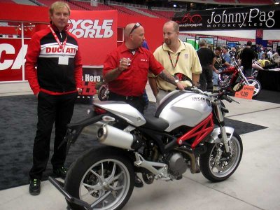 The Monster 1100 was introduced at the show