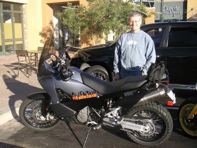 Mike and his new KTM 990 Adventure