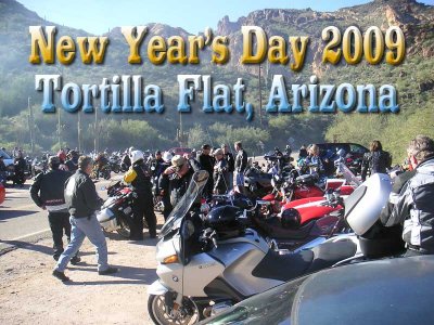 New Year's Day 2009 Ride to Tortilla Flat, AZ