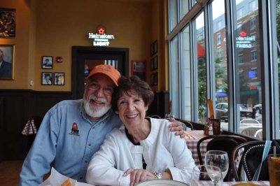 Ed and Maureen at Regina Pizza