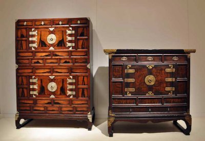 Ornate cabinets